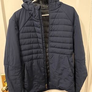lululemon Down for it All Jacket Hoodie True Navy